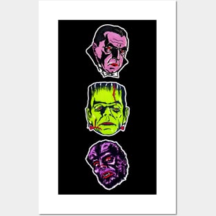 Marquee Movie Monsters Tattoos Posters and Art